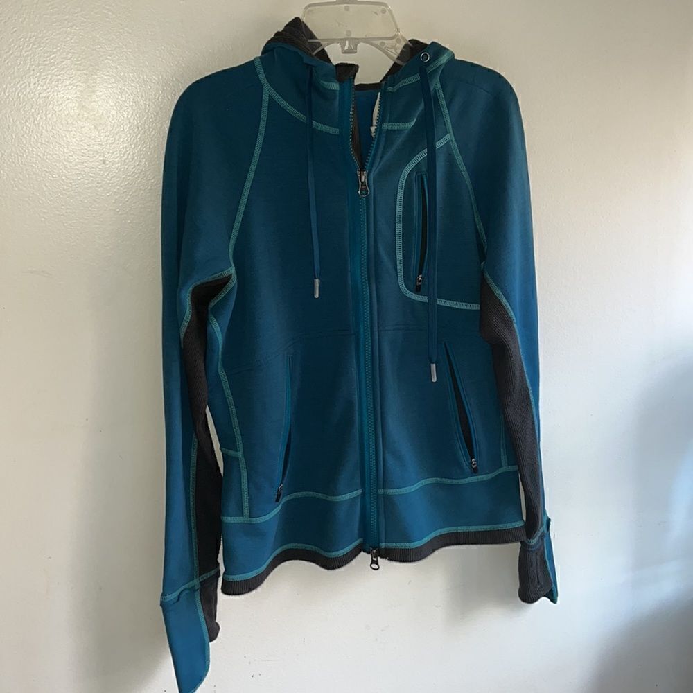 EUC WOMEN’S FLEECE LINED TITLE NINE FULL ZIP XS HOODIE/SWEATSHIRT - Picture 2 of 12